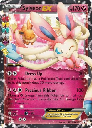 Sylveon EX RC21 - Holofoil Generations Radiant Collection - Ultra Rare
