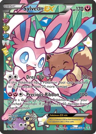 Sylveon EX (Full Art) RC32/RC32 - Holofoil Generations Radiant Collection - Ultra Rare