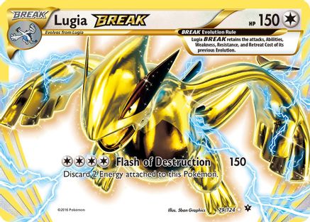 Lugia BREAK 079 - Holofoil XY Fates Collide - Rare BREAK