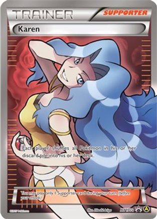 Karen XY177a - Holofoil Alternate Art Promos - Promo