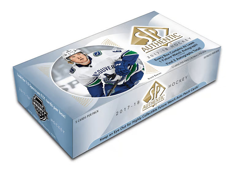 2017-2018 Upper Deck Hockey SP Authentic Hobby Box