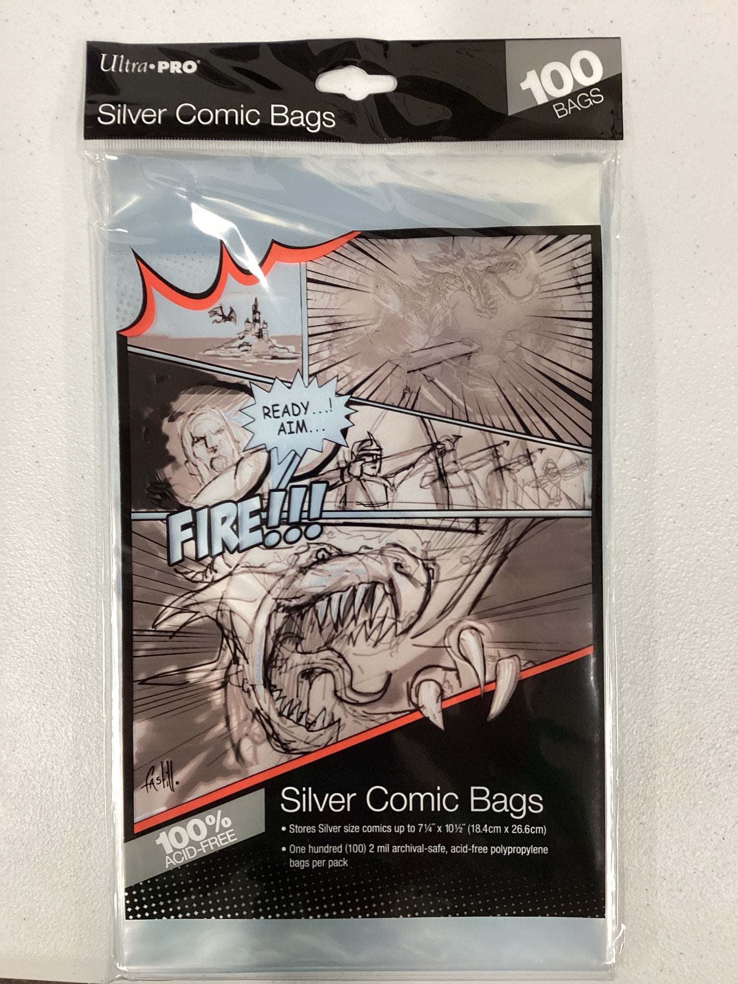 Ultra-Pro Silver Comic Bags - 100