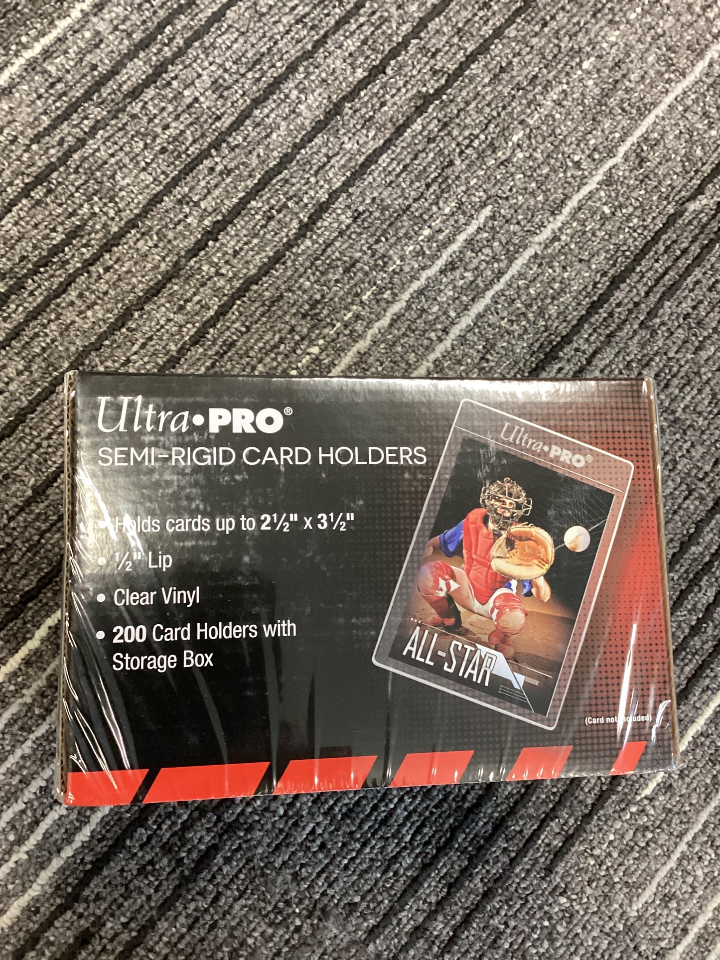 Ultra Pro Semi-Rigid Card Holders with Storage Box - 200 pk