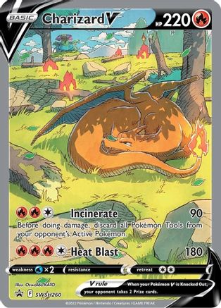 Charizard V SWSH260/307 - Holofoil SWSH Sword & Shield Promo Cards - Promo