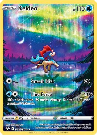 Keldeo GG07 - Holofoil SWSH Crown Zenith Galarian Gallery - Ultra Rare