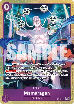 Mamaragan (Alternate Art) (OP15-078) - Adventure on Kami's Island Foil