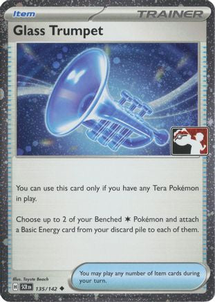 Glass Trumpet (Cosmos Holo) 135/142 - Holofoil Prize Pack Series Cards - Uncommon