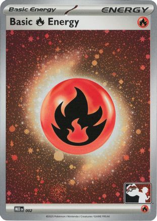 Basic Fire Energy (Cosmos Holo) 002 - Holofoil Prize Pack Series Cards - Common