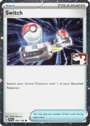 Switch (Cosmos Holo) 194/198 - Holofoil Prize Pack Series Cards - Common