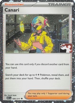 Canari (Cosmos Holo) 185/217 - Holofoil Prize Pack Series Cards - Uncommon