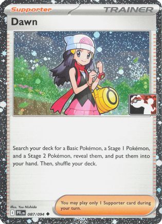 Dawn (Cosmos Holo) 087/094 - Holofoil Prize Pack Series Cards - Uncommon