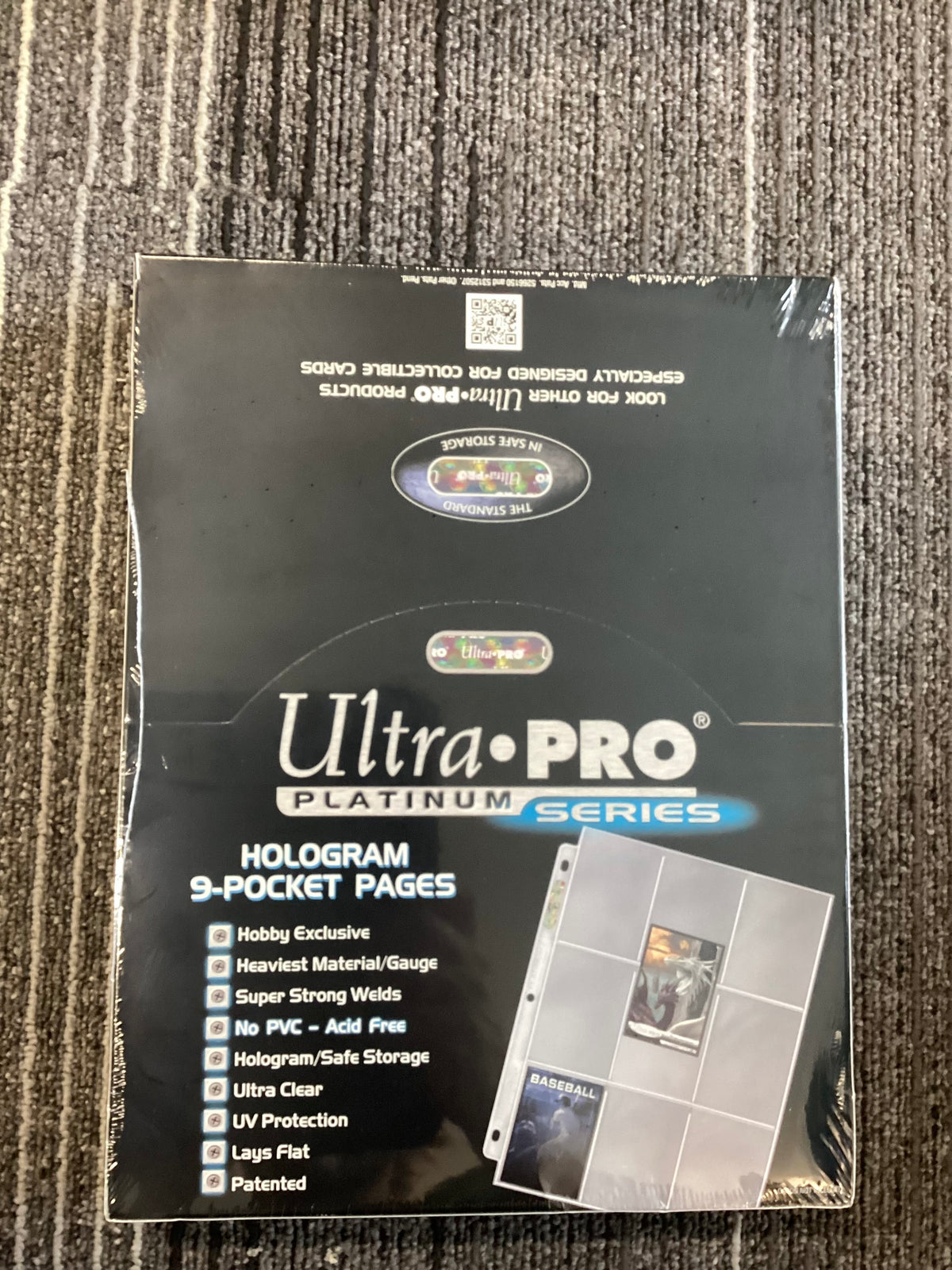 Ultra Pro Platinum Series 9 pocket pages - 100 pk