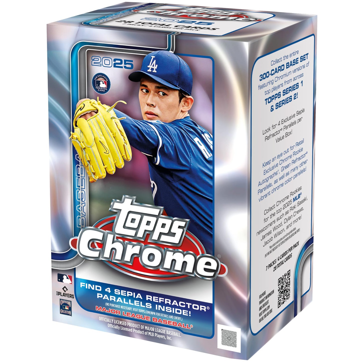 2025 Topps Chrome Baseball Blaster Box
