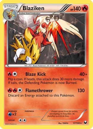 Blaziken - Reverse Holofoil Dark Explorers - Holo Rare