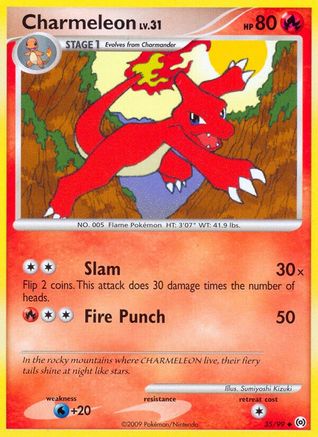 Charmeleon 035 - Reverse Holofoil Arceus - Uncommon