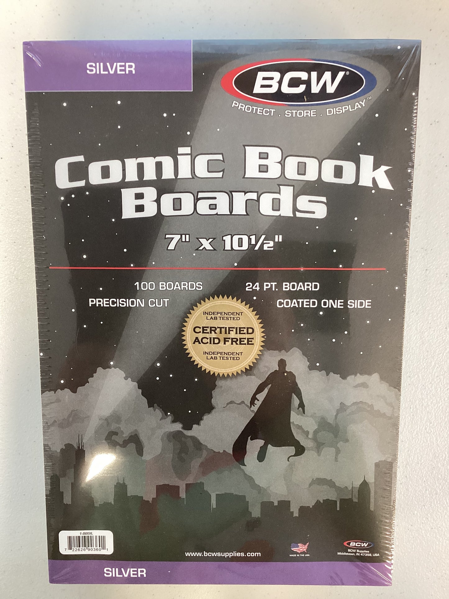 BCW - Comic Book Boards Silver - 100 count