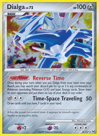 Dialga (5) - Holofoil Platinum - Holo Rare