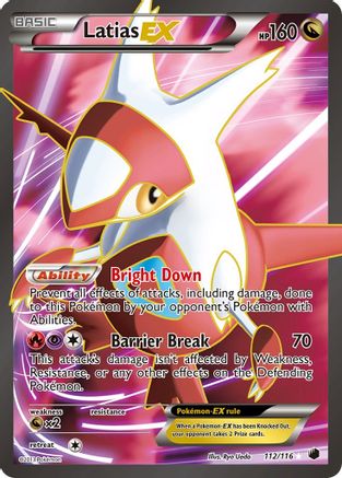 Latias EX (112 Full Art)/116 - Holofoil Plasma Freeze - Ultra Rare