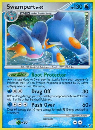 Swampert/147 - Reverse Holofoil Supreme Victors - Holo Rare