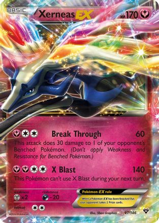 Xerneas EX 097 - Holofoil XY Base Set - Ultra Rare