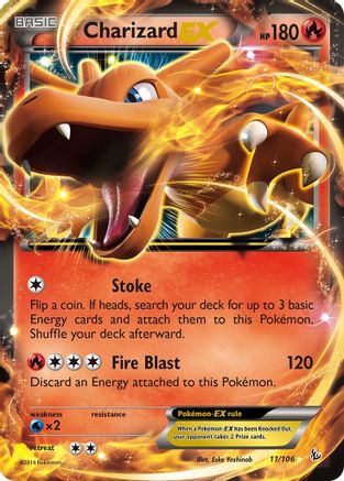 Charizard EX (11) (11) 011 - Holofoil XY Flashfire - Ultra Rare