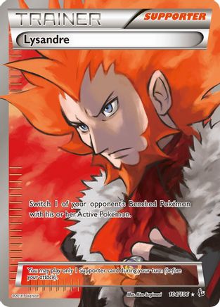 Lysandre (104 Full Art) (104 Full Art) 104 - Holofoil XY Flashfire - Ultra Rare