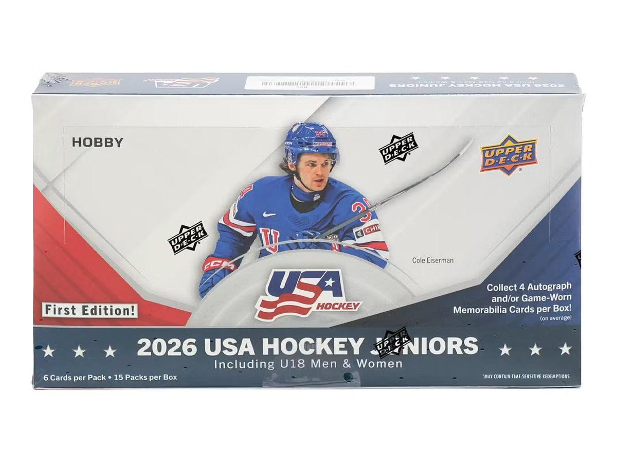 2026 Upper Deck USA Hockey Juniors First Edition Hobby Box