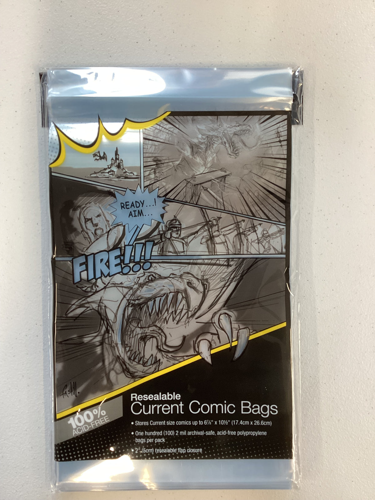 Ultra-Pro Resealable Current Comic Bags - 100