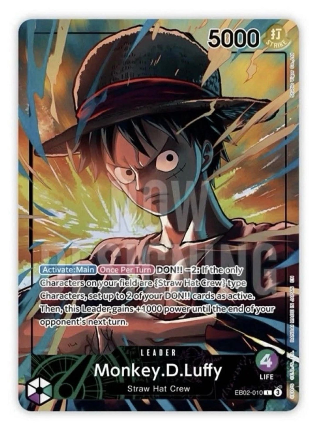 PREORDER - ONE PIECE OFFICIAL PLAYMAT VOL 5 / PROMO CARD
