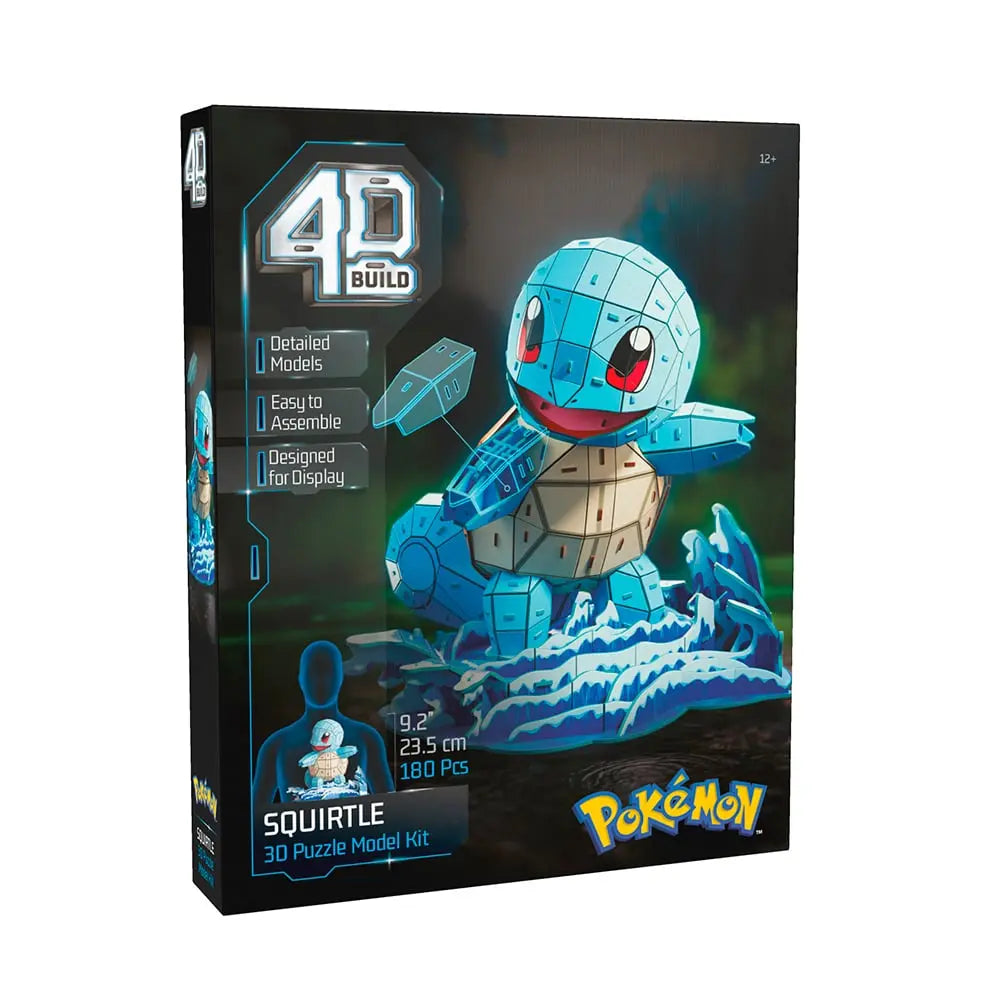 4D Build | Pokémon Squirtle 3D Model Kit