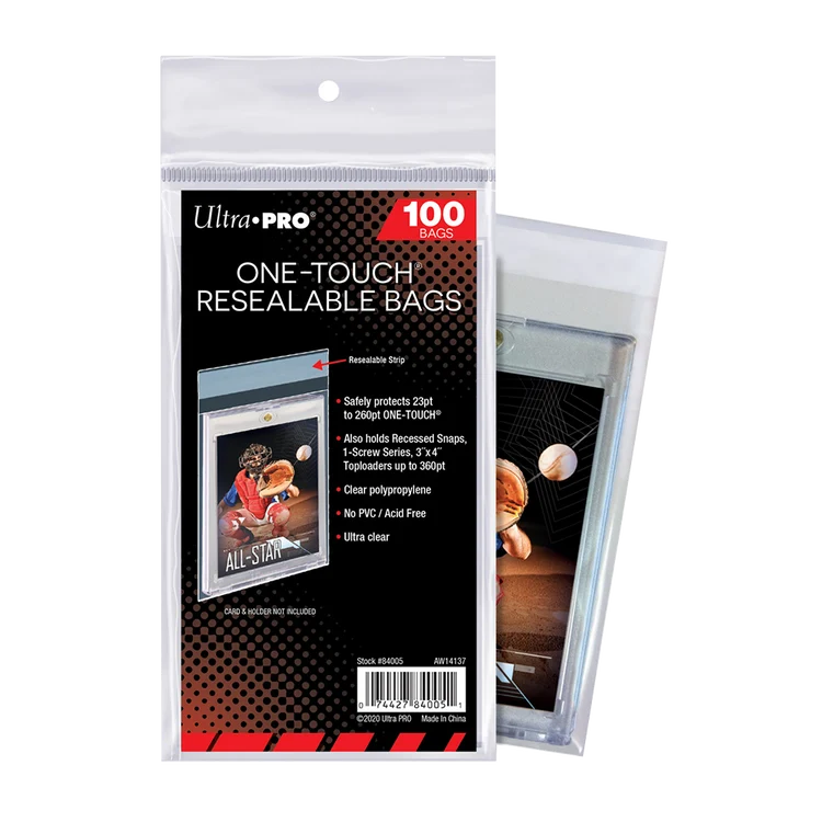 Ultra-Pro | One-Touch Resealable Bags - 100 ct