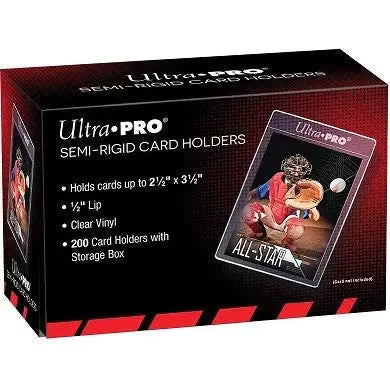Ultra Pro | Semi-Rigid Card Holders - 200 Pack