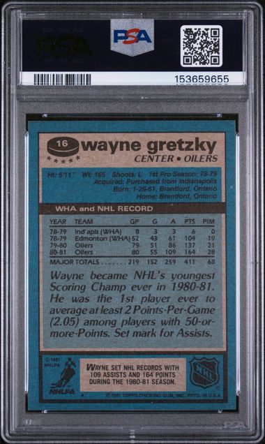 1981 Topps Wayne Gretzky | PSA 8