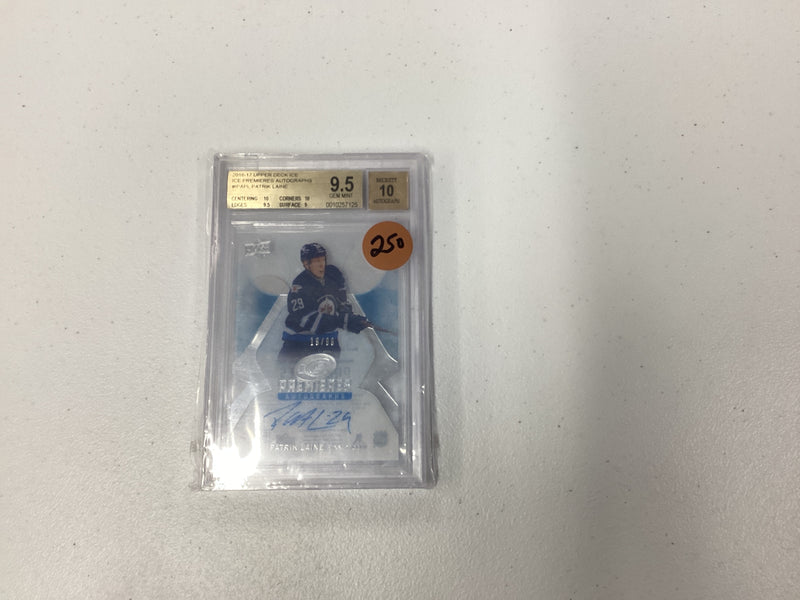 Load image into Gallery viewer, 2016 -2017 UD deck ice premiers auto bgs 9.5 auto 10
