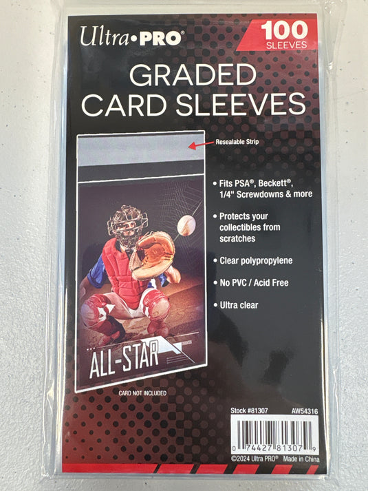 Ultra-Pro Graded Card Sleeves Beckett - 100