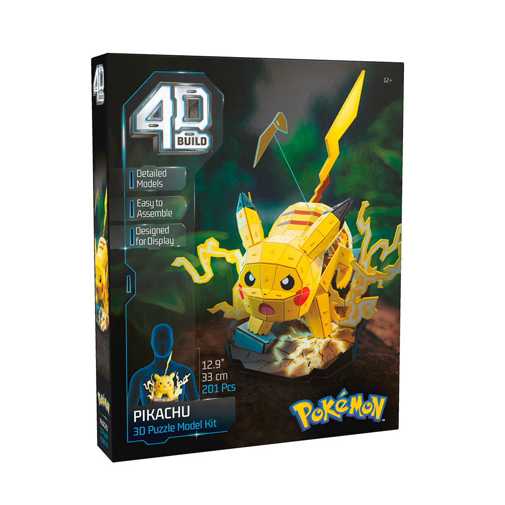 4D Build | Pokémon Pikachu 3D Model Kit