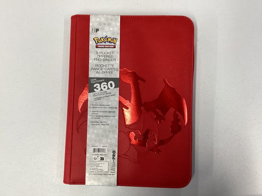 Charizard 9 pocket zipper binder 360 cards