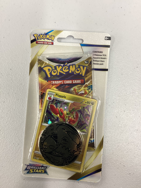 Pokémon - Scarlet & Violet - brilliant stars checklane booster pack flapple