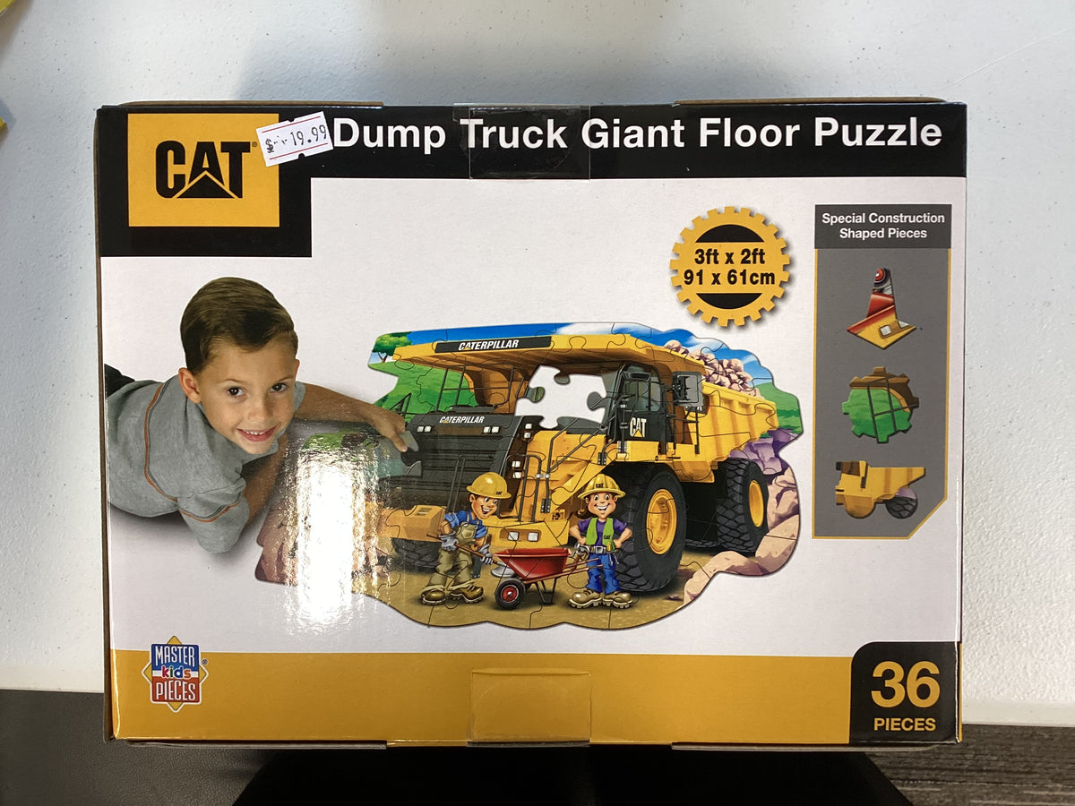CAT - Dump Truck Floor puzzle 36 pc