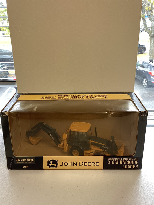 John Deer backhoe model Die Cast Metal 1/50