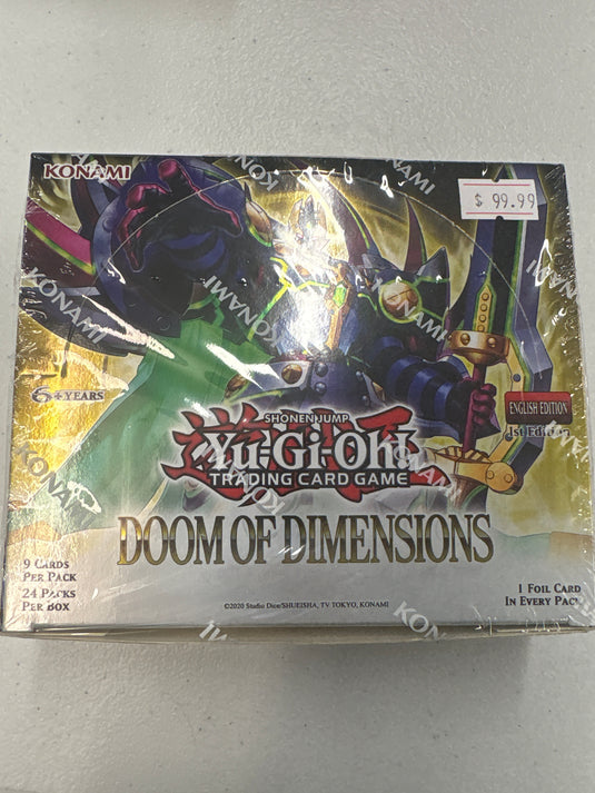 Yu-Gi-Oh Doom of Dimensions Booster Box