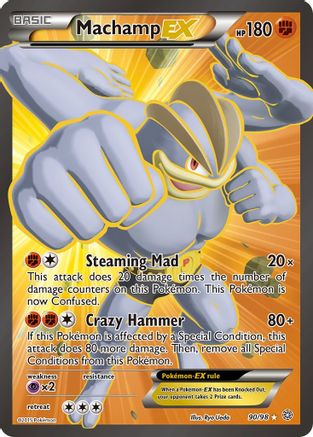 Machamp EX (90 Full Art)/98  - Holofoil XY  Ancient Origins - Ultra Rare