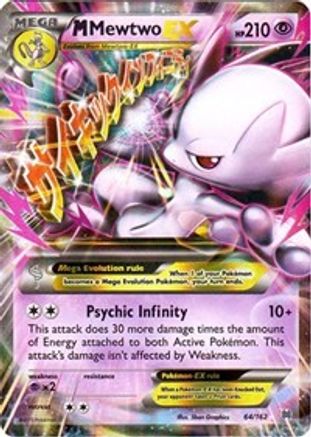 M Mewtwo EX (64) (64) 064  - Holofoil XY  BREAKthrough - Ultra Rare
