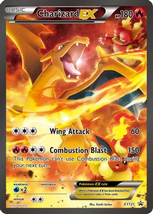 Charizard EX XY121/211  - Holofoil XY Promos - Promo