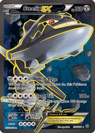 Steelix EX (Full Art) 108  - Holofoil XY  Steam Siege - Ultra Rare