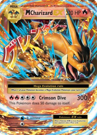 M Charizard EX 013  - Holofoil XY  Evolutions - Ultra Rare