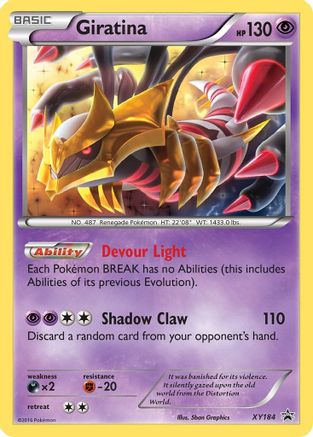 Giratina XY184  - Holofoil XY Promos - Promo