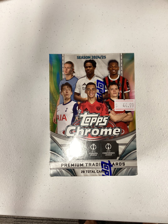 24-25 Topps Chrome Soccer Blaster Box