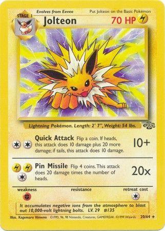 Jolteon (20) (20) 020  - Unlimited Jungle - Rare