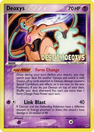 Deoxys (Normal Forme) (Normal Forme) - 16/107  016/107  Miscellaneous Cards & Products - Promo